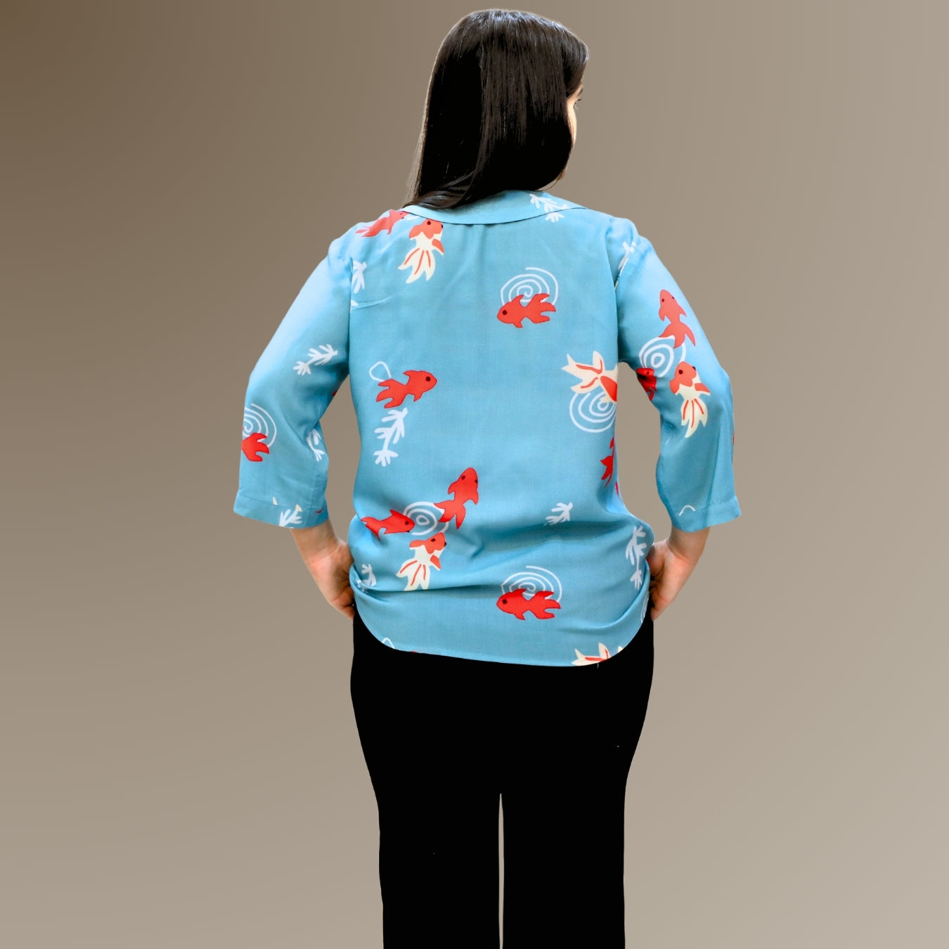 Women's Printed Cotton Shirt
